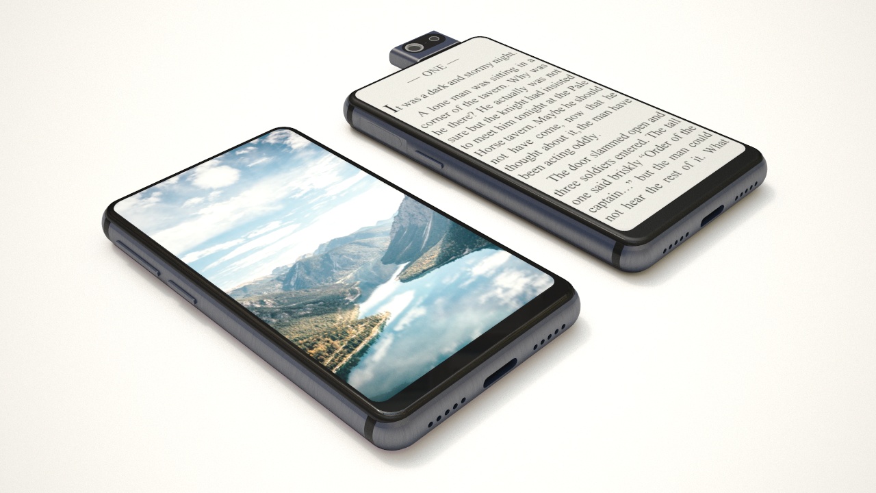 Small handy smartphone with dual screen : OneDevice